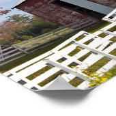 USA, West Virginia, Arbovale. Monongahela Poster (Ecke)