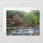 USA, West Virginia, Babcock SP. Rustic Glade Postkarte (Vorne/Hinten)