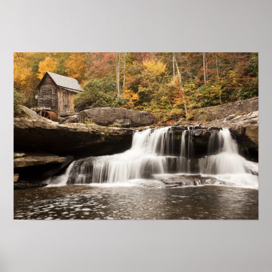 USA, West Virginia, Clifftop. Babcock Staat Poster (Vorne)