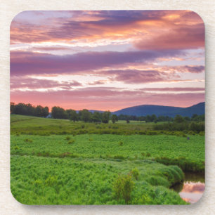 USA, West Virginia, Davis. Landschaft Getränkeuntersetzer
