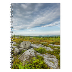 USA, West Virginia, Davis. Landschaft in Dolly Notizblock