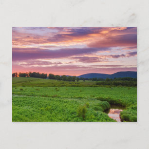 USA, West Virginia, Davis. Landschaft Postkarte