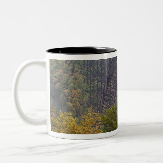 USA, West Virginia, Fayetteville. Neufluss Zweifarbige Tasse (Links)