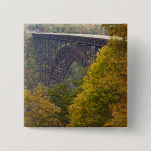 USA, West Virginia, Fayetteville. New River Button