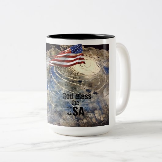 USA Whirling Earth Tasse (VorderseiteRechts)
