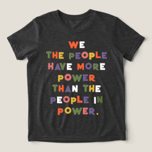 USA Widerstehen Protest Retten Demokratie Tri-Blend Shirt