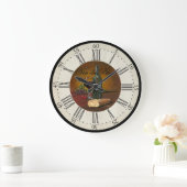 USA Wine Clock Große Wanduhr (Zuhause)