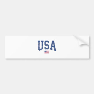 USA Women Men Kids Patriotic American Flag Distles Autoaufkleber
