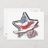 USA Women's Gymnastics Postkarte (Vorne/Hinten)