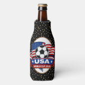USA World Cup 2026 Flaschenkühler (Flaschenvorderseite)
