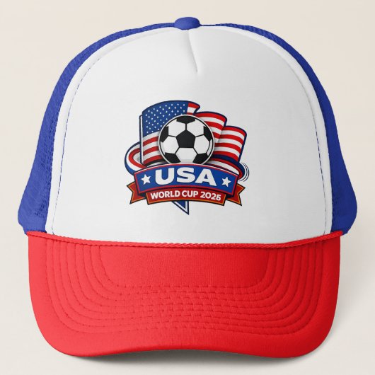 USA World Cup 2026 Truckerkappe (Vorderseite)