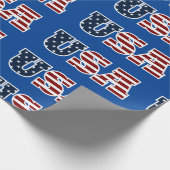 USA Wrapping Paper Geschenkpapier (Ecke)