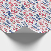 USA Wrapping Paper Geschenkpapier (Ecke)