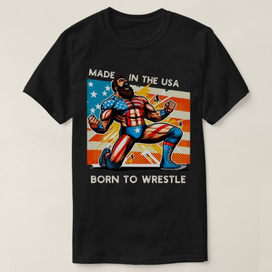 USA WRESTLING T-Shirt (Design vorne)