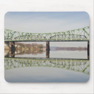 USA, WV, Parkersburg. Parkersburg-Belpre Mousepad