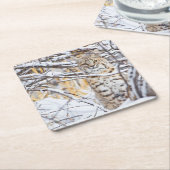 USA, Wyoming, Bobcat Rechteckiger Pappuntersetzer (angewinkelt)