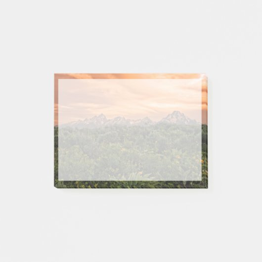 USA, Wyoming, Grand Teton National Park 1 Post-it Klebezettel (Vorderseite)