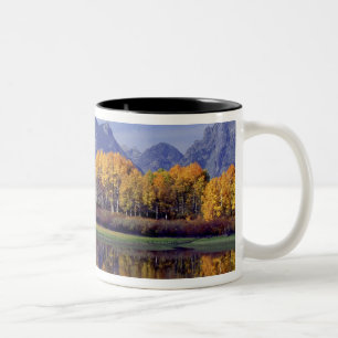 USA, Wyoming, Grand Teton National Park. Berg Zweifarbige Tasse
