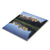 USA, Wyoming, Grand Teton National Park. Grand Fliese (Seite)