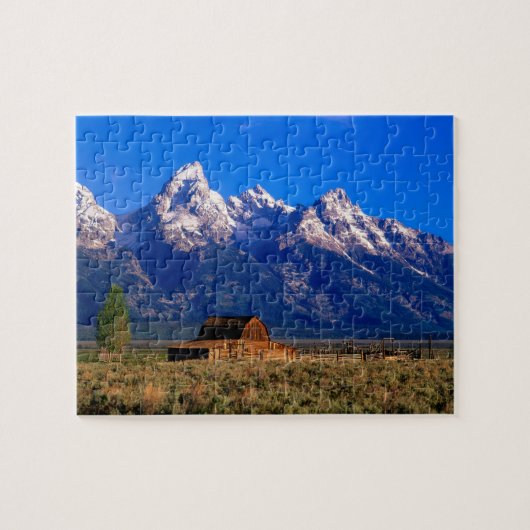 USA, Wyoming, Grand Teton National Park, Morning Puzzle (Horizontal)