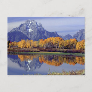 USA, Wyoming, Grand Teton National Park. Mt. Postkarte