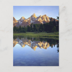 USA, Wyoming, Grand-Teton-Nationalpark. Grand Postkarte