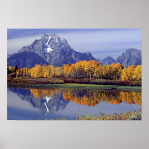 USA, Wyoming, Grand-Teton-Nationalpark. Mt. Poster