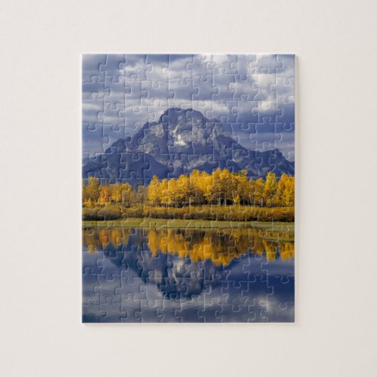 USA, Wyoming, Grand Teton NP. Gegen die Puzzle (Vertikal)