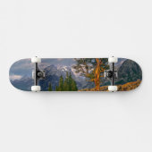 USA, Wyoming, Grand Teton NP. Sonnenaufgang Skateboard (Horizontal)