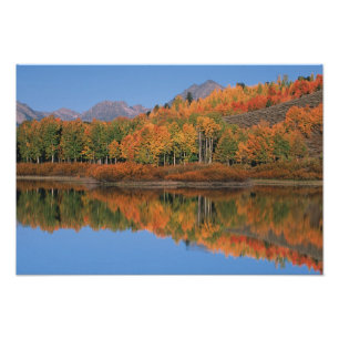 USA, Wyoming, Grand-Tetons-Nationalpark in 4 Fotodruck