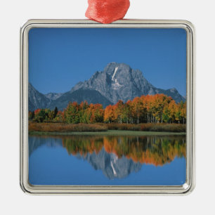 USA, Wyoming, Grand-Tetons-Nationalpark in 4 Ornament Aus Metall