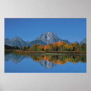 USA, Wyoming, Grand-Tetons-Nationalpark in 4 Poster