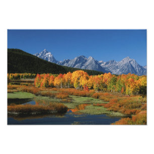 USA, Wyoming, Grand Tetons Nationalpark in Fotodruck
