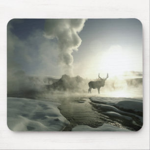 USA, Wyoming, Yellowstone-Nationalpark. Sonnenaufg Mousepad