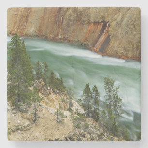 USA, Wyoming, Yellowstone Nationalpark Steinuntersetzer