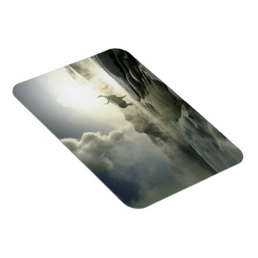 USA, Wyoming, Yellowstone Nationalpark. Sunrise Magnet (Rechte Seite)