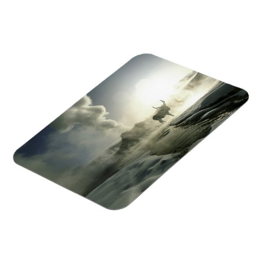 USA, Wyoming, Yellowstone Nationalpark. Sunrise Magnet (Linke Seite)