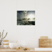 USA, Wyoming, Yellowstone Nationalpark. Sunrise Poster (Küche)