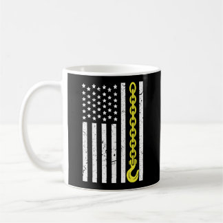 Usa Yellow Thin Line Hook Tow Truck American Drive Kaffeetasse
