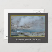 USA Yellowstone Nationalpark Postkarte (Vorne/Hinten)