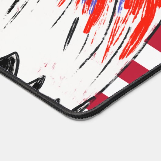 USA Zeichn eines Adlers Schreibtischunterlage (Ecke)