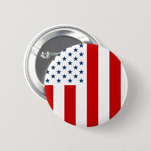 USA - Zivile Flagge der Peacetime Button (Vorne & Hinten)