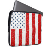 USA - Zivile Flagge der Peacetime Laptopschutzhülle (Vorne Rechts)