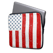 USA - Zivile Flagge der Peacetime Laptopschutzhülle (Vorderseite Links)