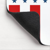 USA - Zivile Flagge der Peacetime Mousepad (Ecke)