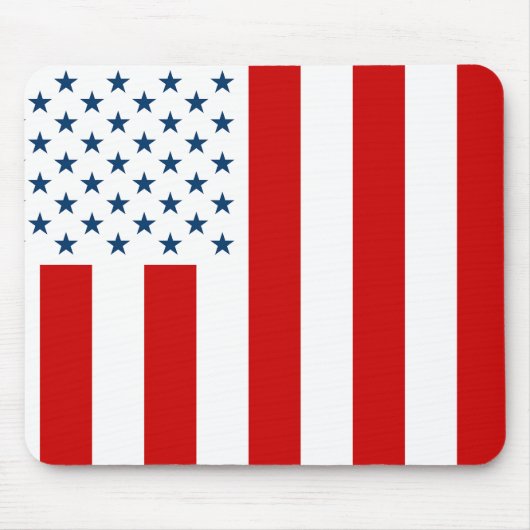USA - Zivile Flagge der Peacetime Mousepad (Vorne)