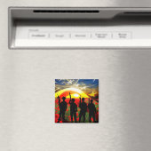 USA zu Ehren Magnet (In Situ (Geschirrspüler))