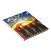 USA zu Ehren Notizblock (angewinkelt)