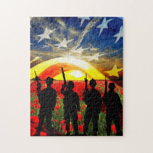 USA zu Ehren Puzzle (Vertikal)