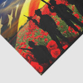 USA zu Ehren Seidenpapier (Ausschnitt)